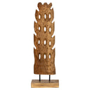 Teak Naturel Ayaklı Dekoratif Aksesuar