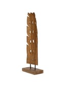Teak Naturel Ayaklı Dekoratif Aksesuar