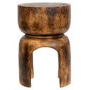 Teak Naturel Kızıl Tabure