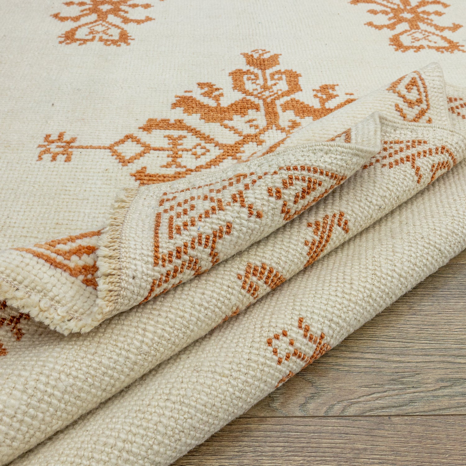 Tetsu İlkel Tasarımlı Yün Halı 122X183 Cm