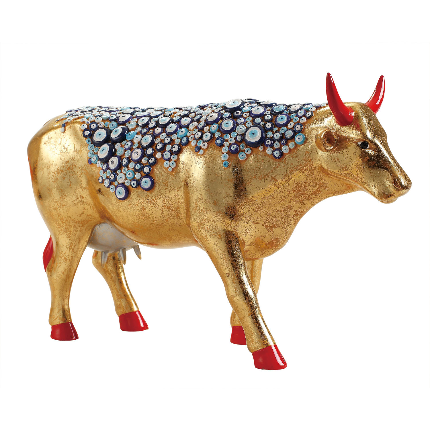 The Evil Eye Cow - El Yapımı İnek Figürü
