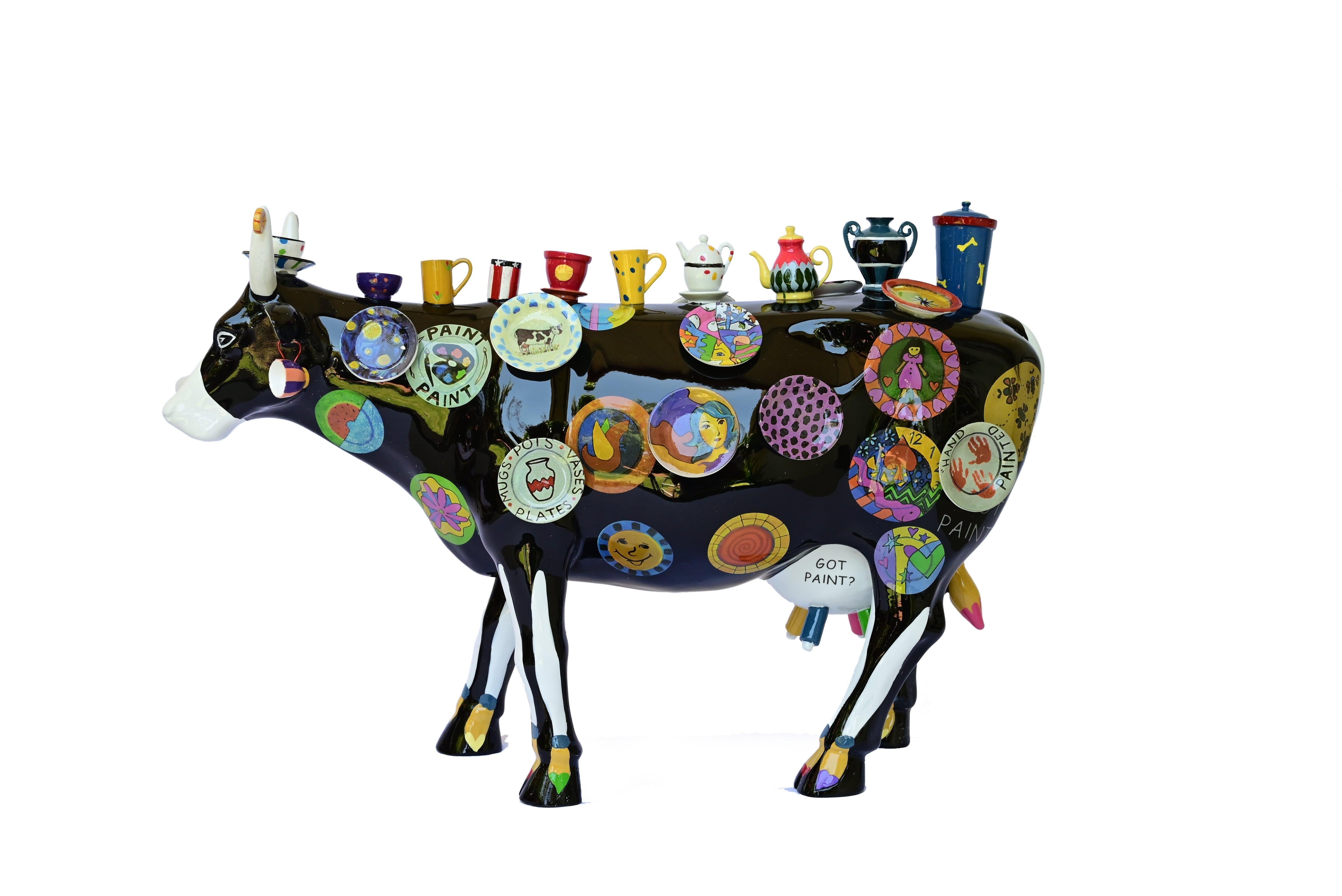 The Moo Potter - El Yapımı İnek Figürü