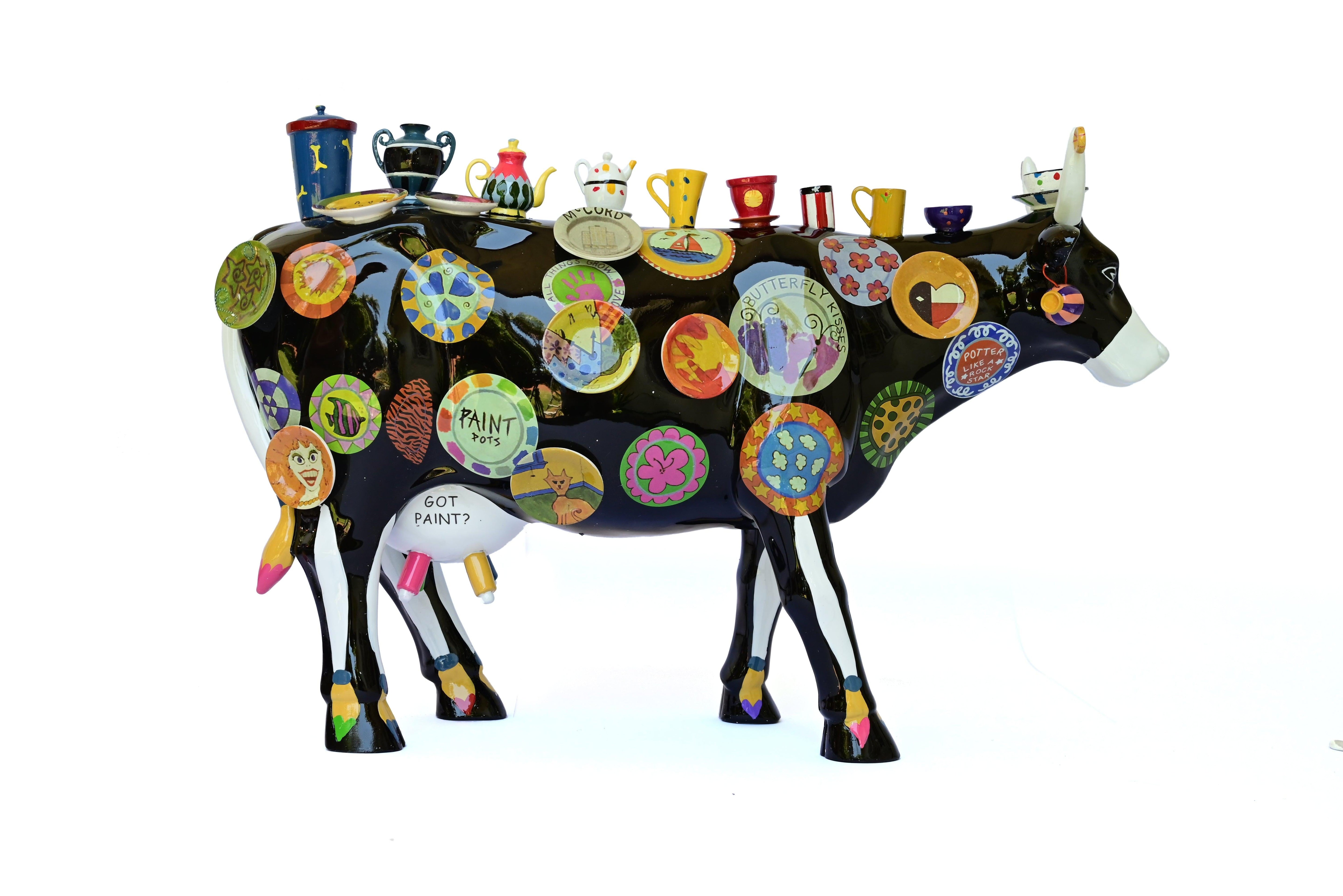 The Moo Potter - El Yapımı İnek Figürü