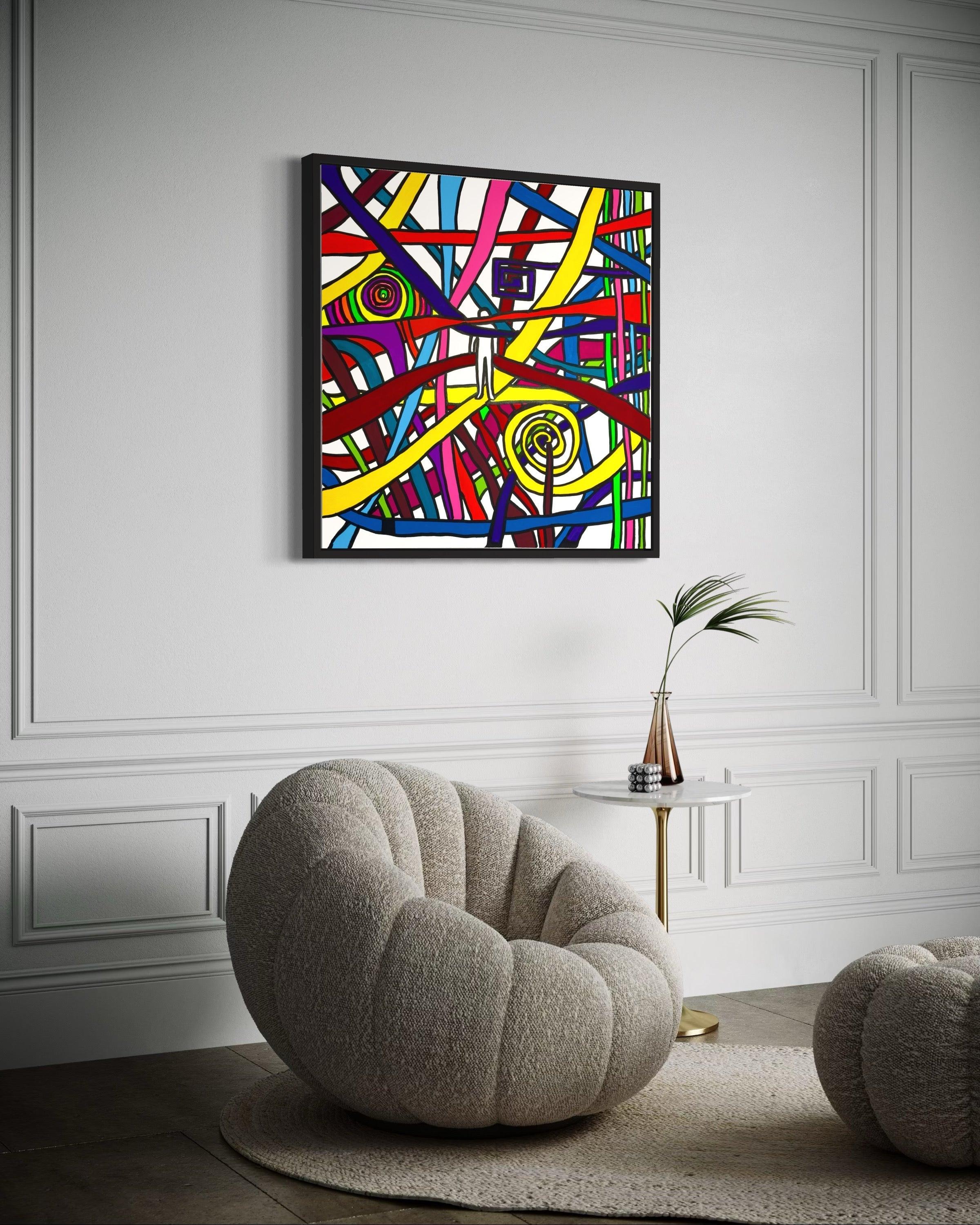 The Nexus Of The Inner Odyssey Tablo | 100x100 cm