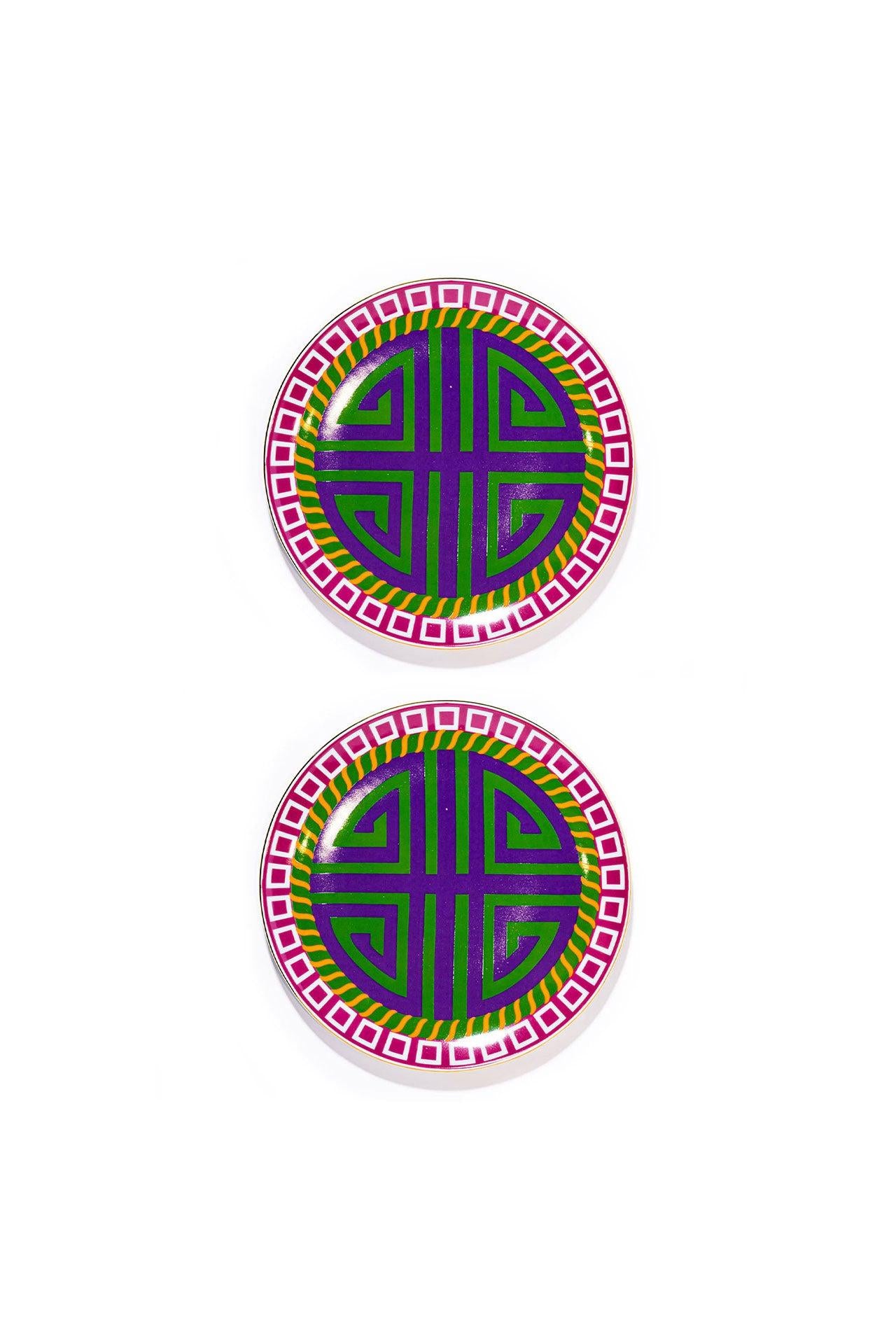 Think Pink Orient Bloom Servis Tabağı (2'li Set)