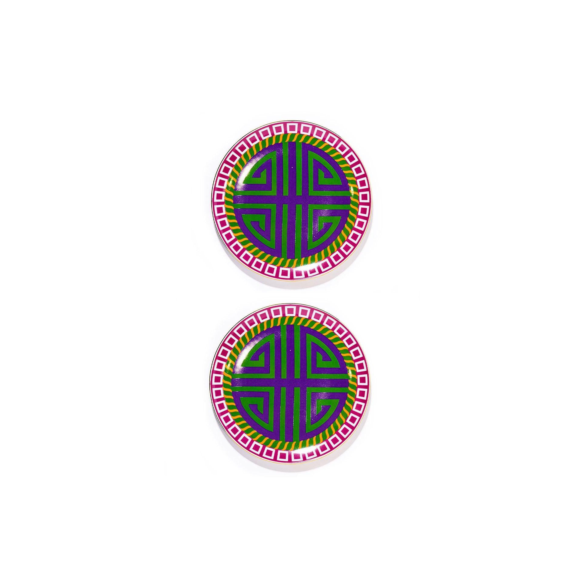 Think Pink Orient Bloom Servis Tabağı (2'li Set)