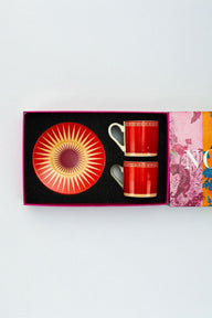 Think Pink Ruby Ritual Kahve Fincanı (2'li Set)-Kahve Fincanı-Noccaso-NowShopFun