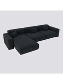 Tierra 3'lü Daybed Koltuk - Koyu Gri
