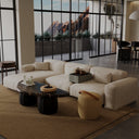 Tierra 3'lü Daybed Koltuk - Krem