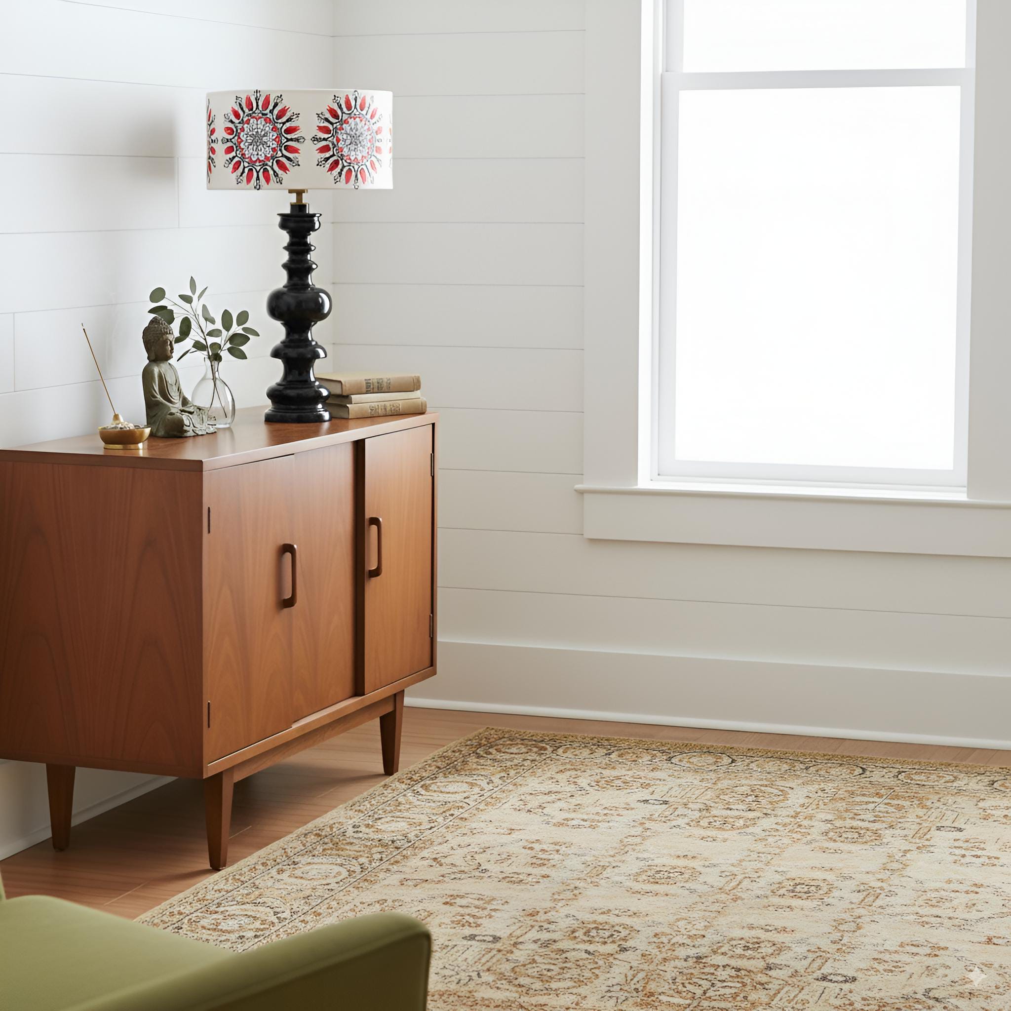 Timba El Yapımı Ahşap Abajur