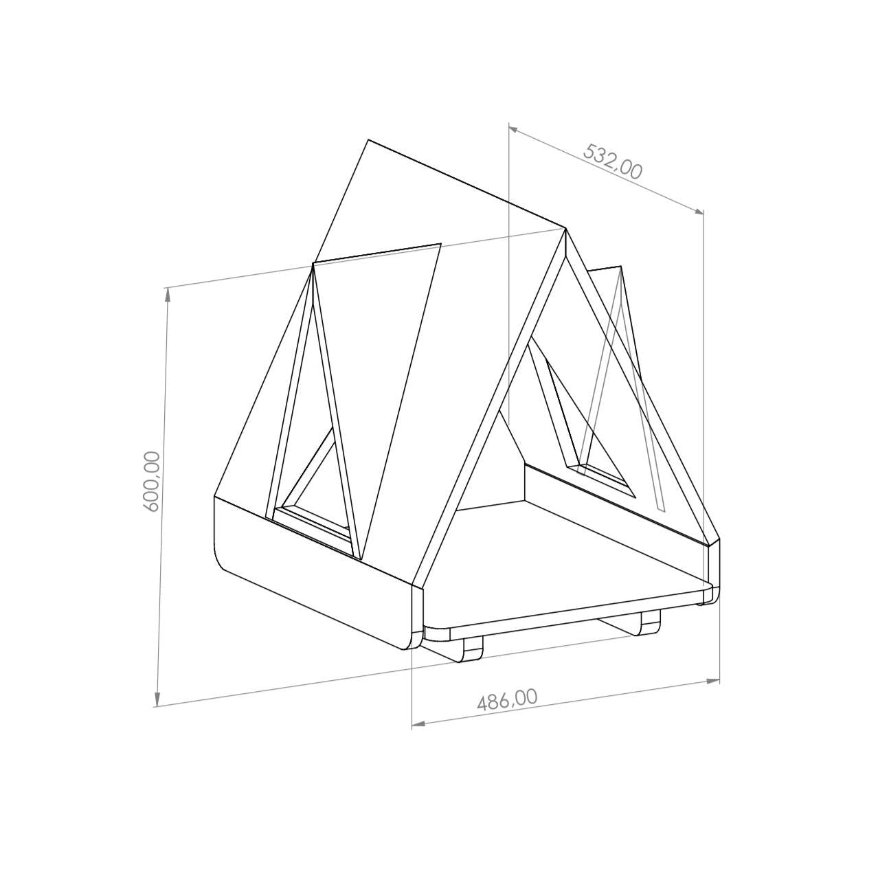 Tipi - Tasarım Evcil Hayvan Evi