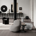Toe Flat Taupe Kolsuz Kumaş Tekli Koltuk