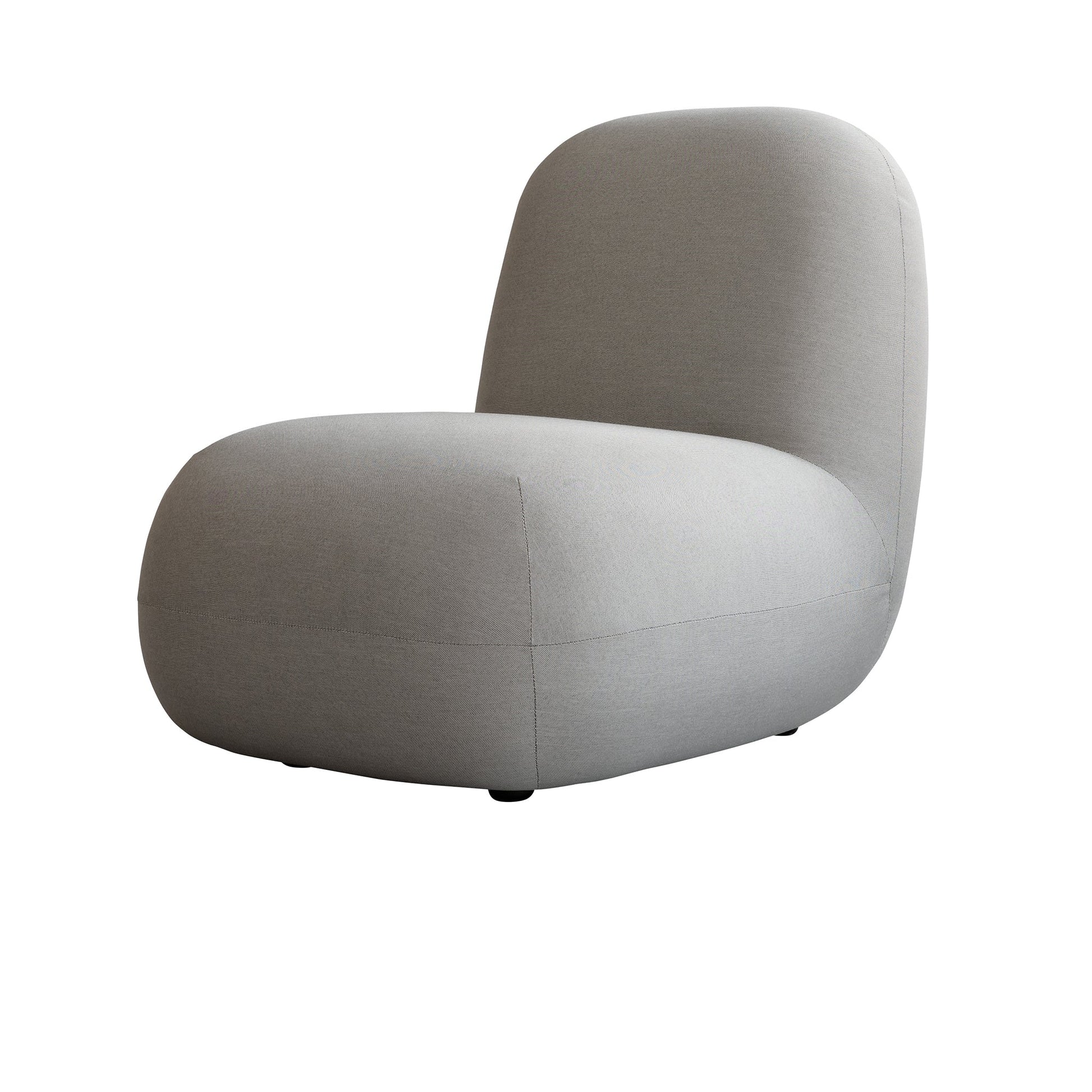 Toe Flat Taupe Kolsuz Kumaş Tekli Koltuk