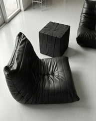 Togo Bold Kütük Sehpa - Yakisugi El İşçiliği-Yan Sehpa-Atelier Do-45x45x45h-NowShopFun