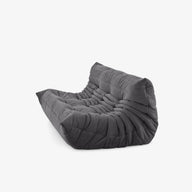 Togo Kolsuz Kanepe - Kadife Kumaş Döşemeli - 2–3 Kişilik-Koltuk-Innature Home-Kırık Beyaz-NowShopFun