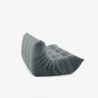 Togo Kolsuz Kanepe - Kadife Kumaş Döşemeli - 2–3 Kişilik-Koltuk-Innature Home-Kırık Beyaz-NowShopFun