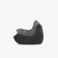 Togo Kolsuz Kanepe - Kadife Kumaş Döşemeli - 2 Kişilik-Koltuk-Innature Home-Kırık Beyaz-NowShopFun