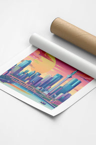Tokyo | Şehir Posteri-Poster-ODA.products-30x40-Beyaz-NowShopFun