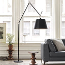 Tolomeo Mega Led Siyah Kumaş Difüzör Yer Aydınlatması