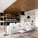 Tolomeo Mega Led Siyah Kumaş Difüzör Yer Aydınlatması