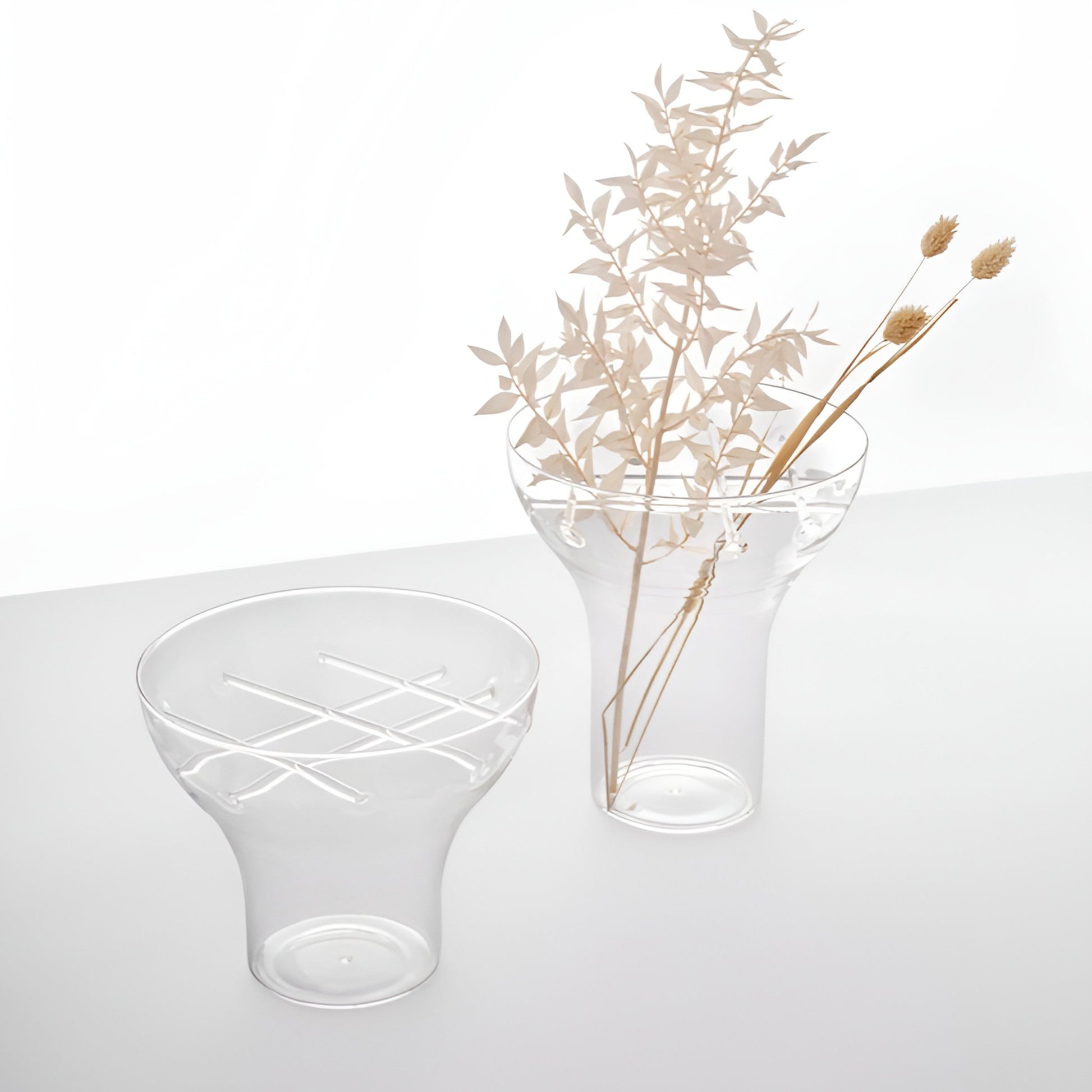 Trame Küçük Cam Vazo H:15cm