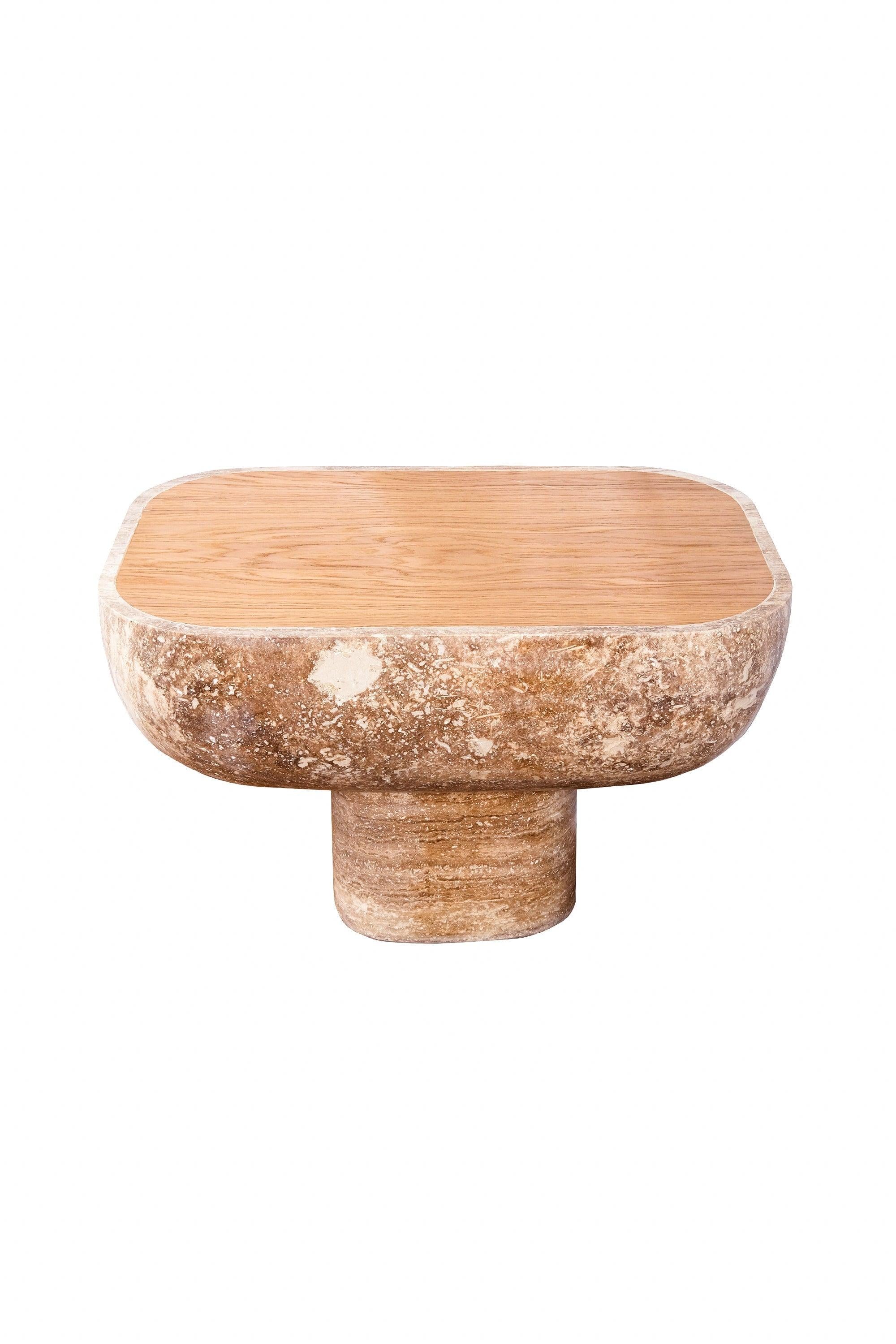 Traverten Sehpa Geniş