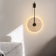 Traverten Uzun Led Aplik-Aplik-Tarz Aydınlatma-Siyah-NowShopFun