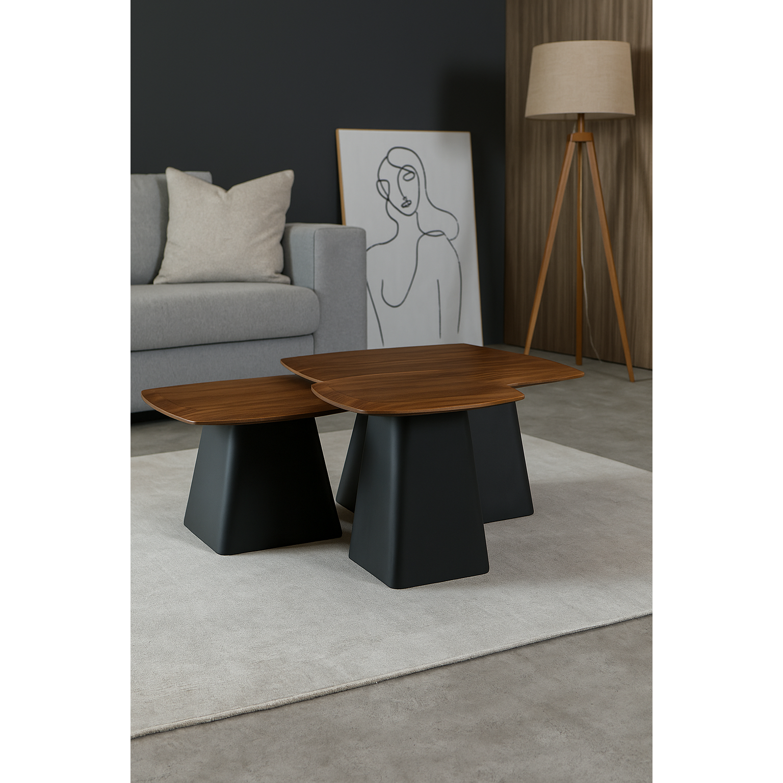 Trivium Orta Sehpa Seti