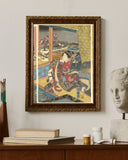 Utagawa Kuniteru - Çiçekler Fine Art Baskı