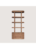 Vegas Japanese Cedar Dolaplı Kitaplık Mid