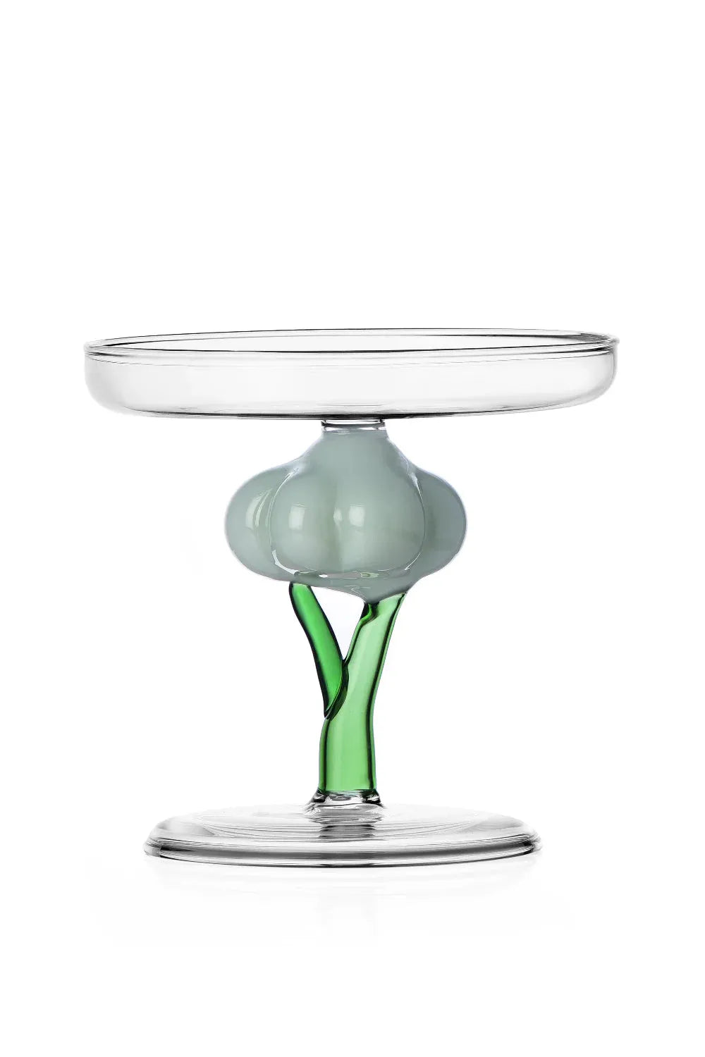 Vegetables Koleksiyonu Brokoli Gövdeli Ayaklı Servis Tabağı