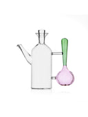Vegetables Koleksiyonu Taze Soğan Figürlü Saplı Cam Yağ Şişesi (500Ml)