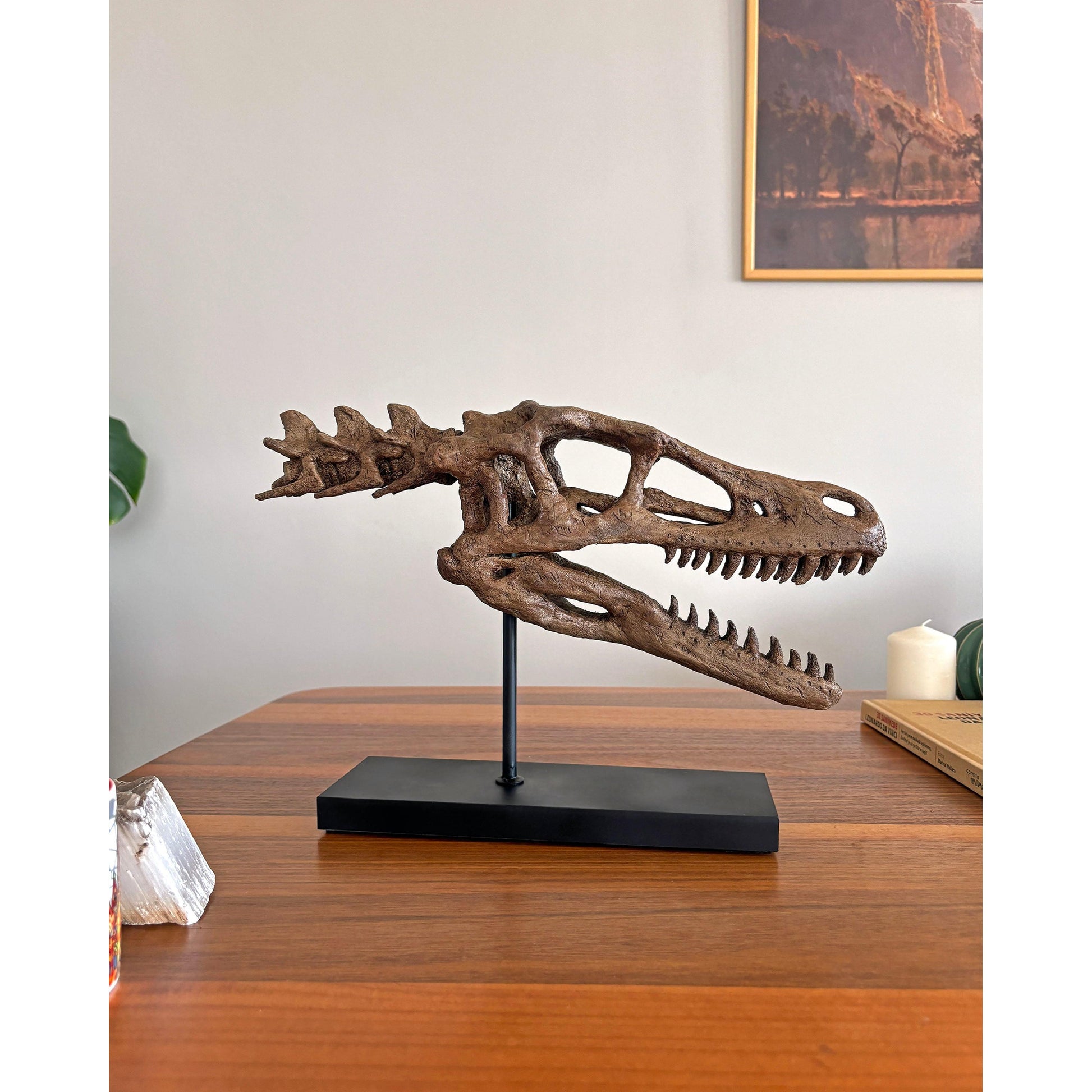 Velociraptor Fosil Heykeli (Omurgalı)