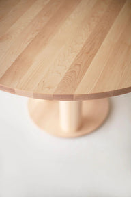 Velora Round | Masif Ahşap Yuvarlak Masa-Yemek Masası-Innature Home-NowShopFun