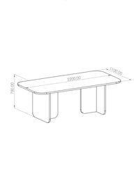 Vena - Özel Tasarım Yemek Masası-Yemek Masası-OnnConcept-NowShopFun