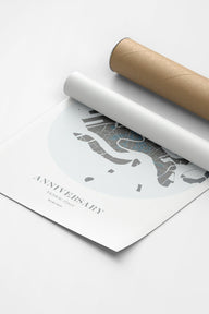 Venice Şehir Haritası Poster-Poster-ODA.products-30x40-Siyah-NowShopFun