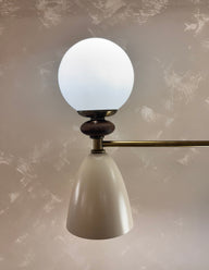 Vento Brass 5 Işıklı Modern Avize-Avize-Motto Home Design-NowShopFun