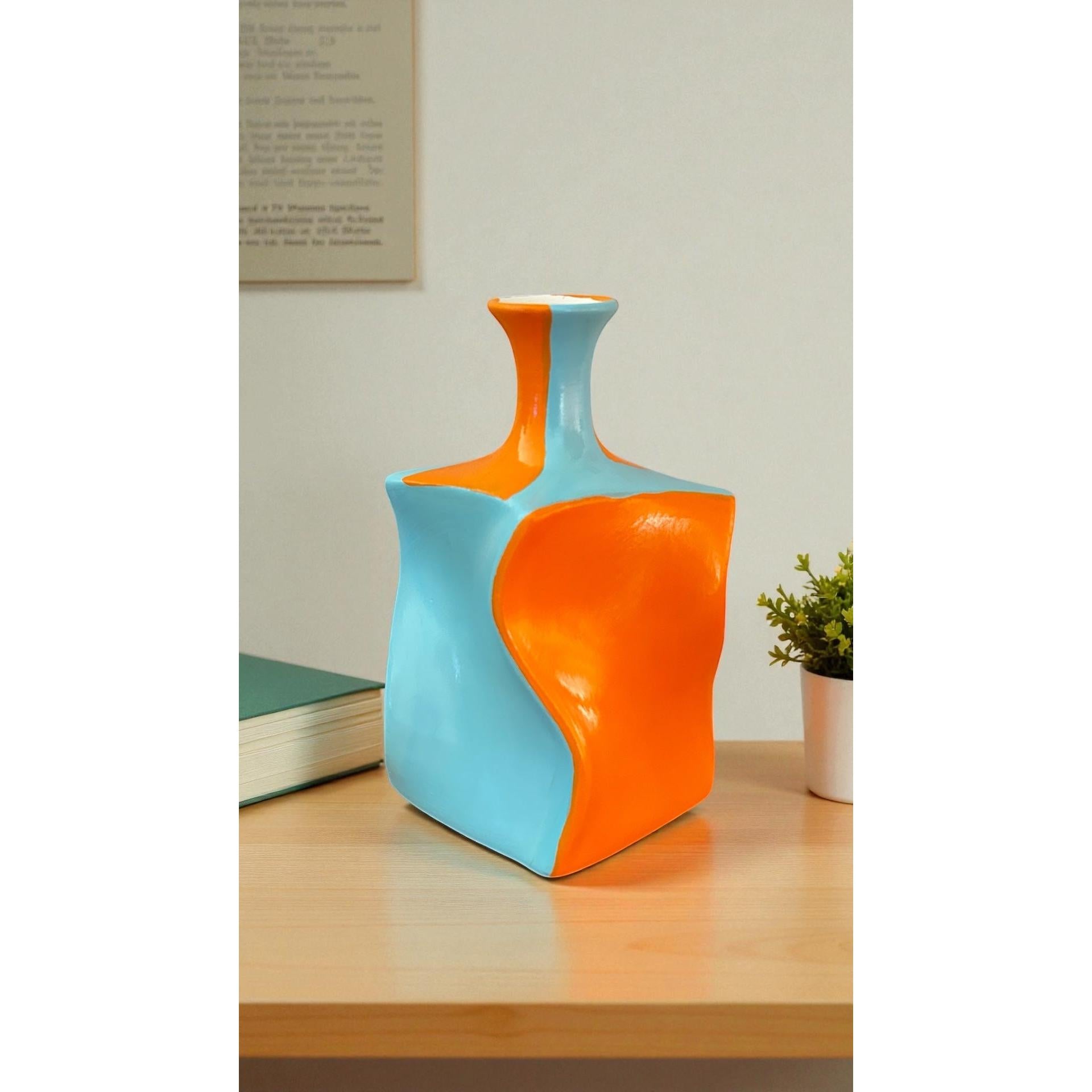 Venu İKi Renk Seramik Vazo