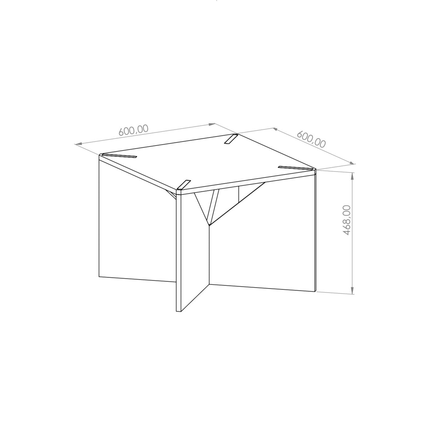 Vertex - Tasarım Kahve Sehpası