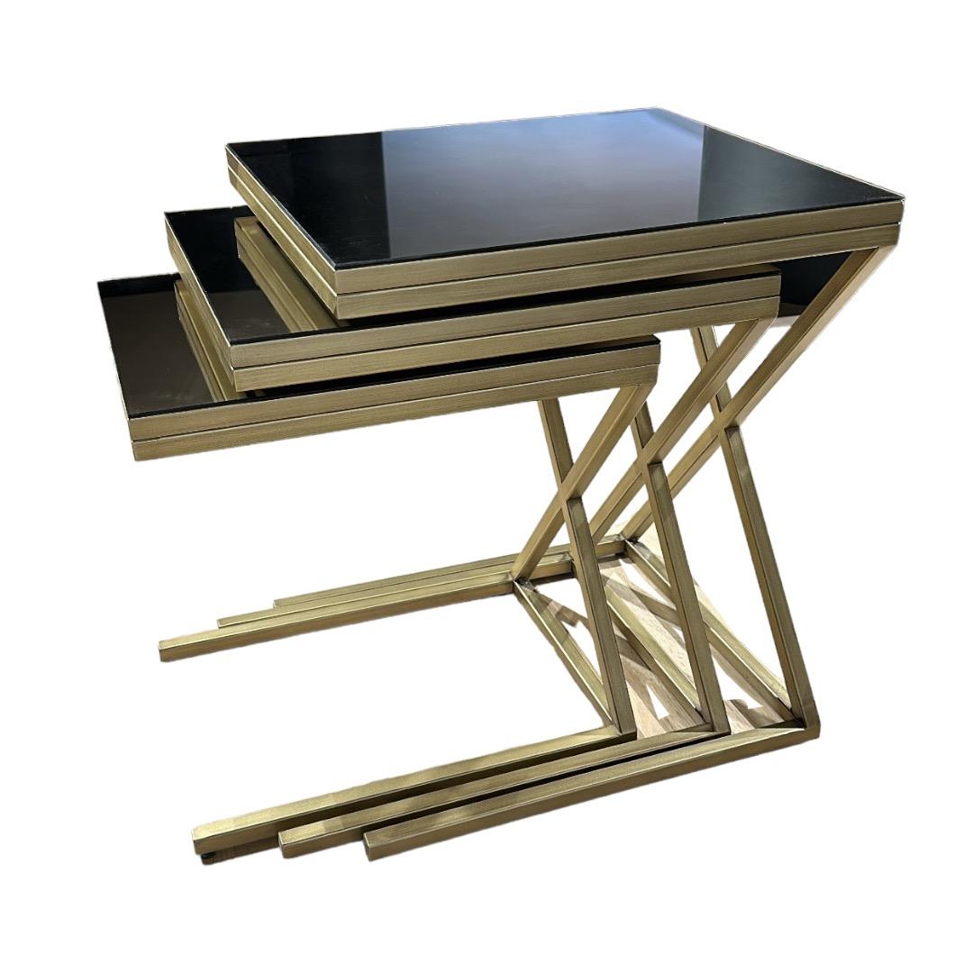 Vexoro 3'lü Yan Zigon Sehpa Set