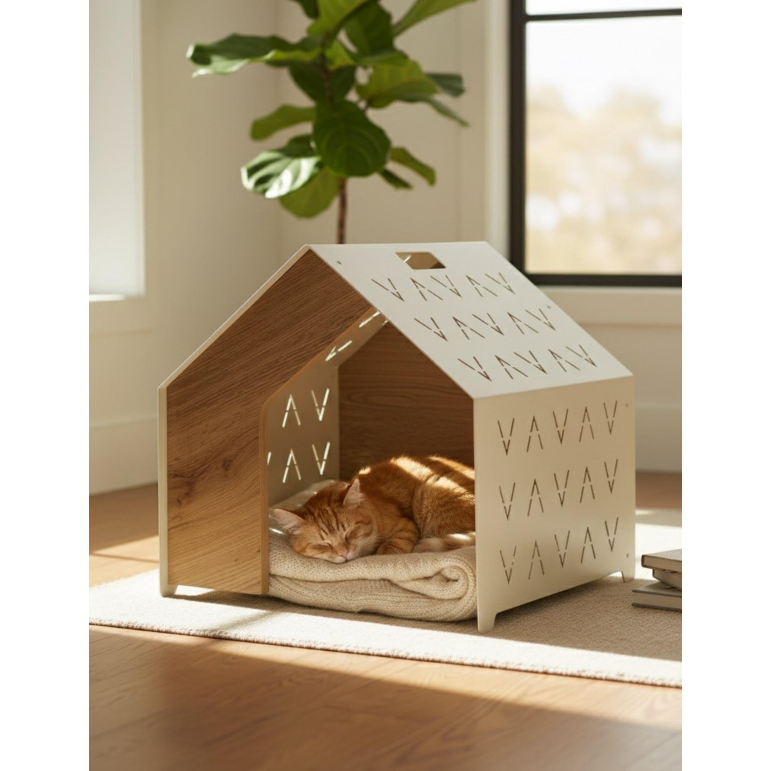 Vidar Kedi & Köpek Evi - Krem