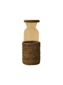 Vintage Rattan Sürahi