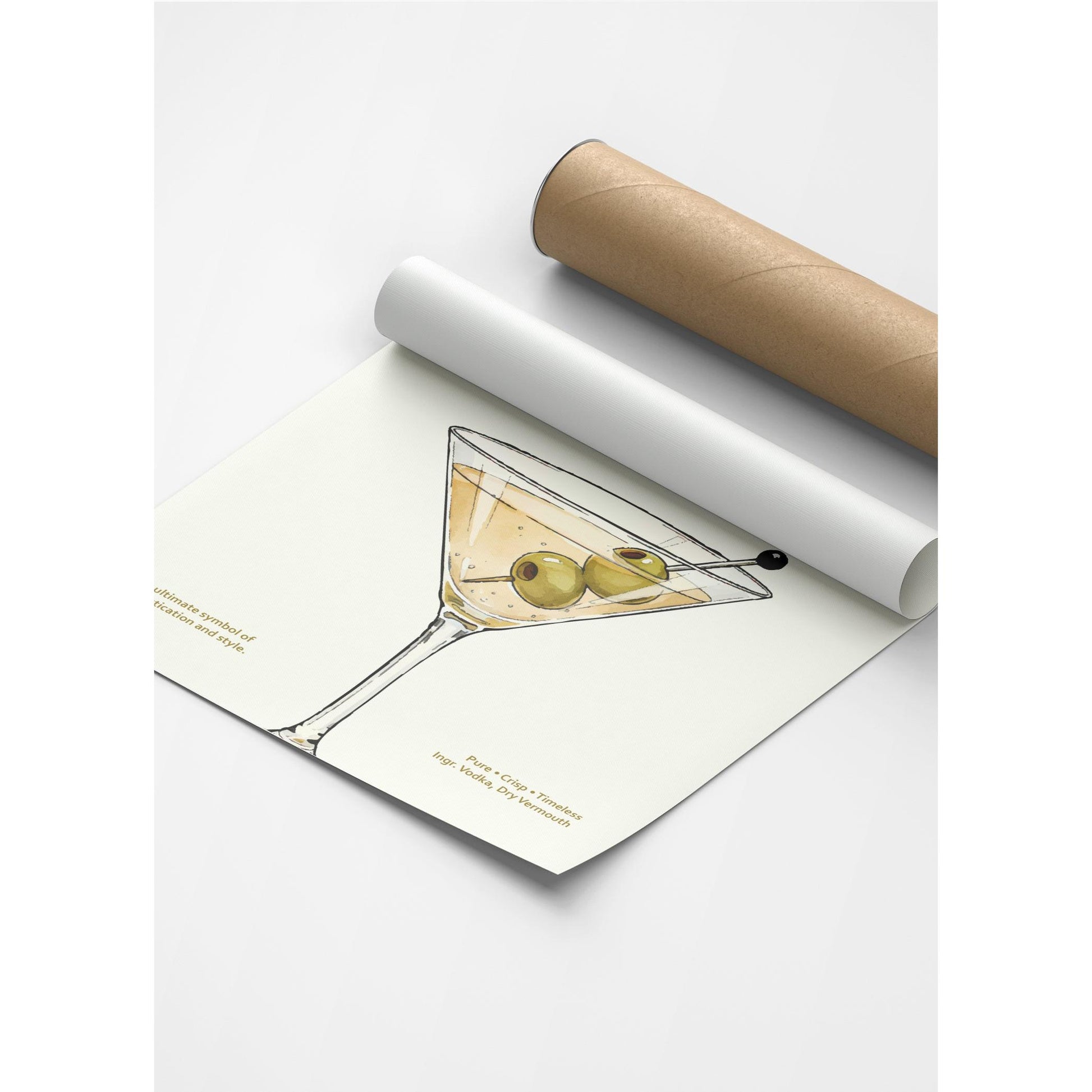 Vodka Martini Kokteyl Posteri