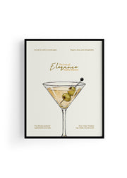 Vodka Martini Kokteyl Posteri