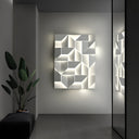 Wall Shadows Beyaz Büyük Duvar Aydınlatması