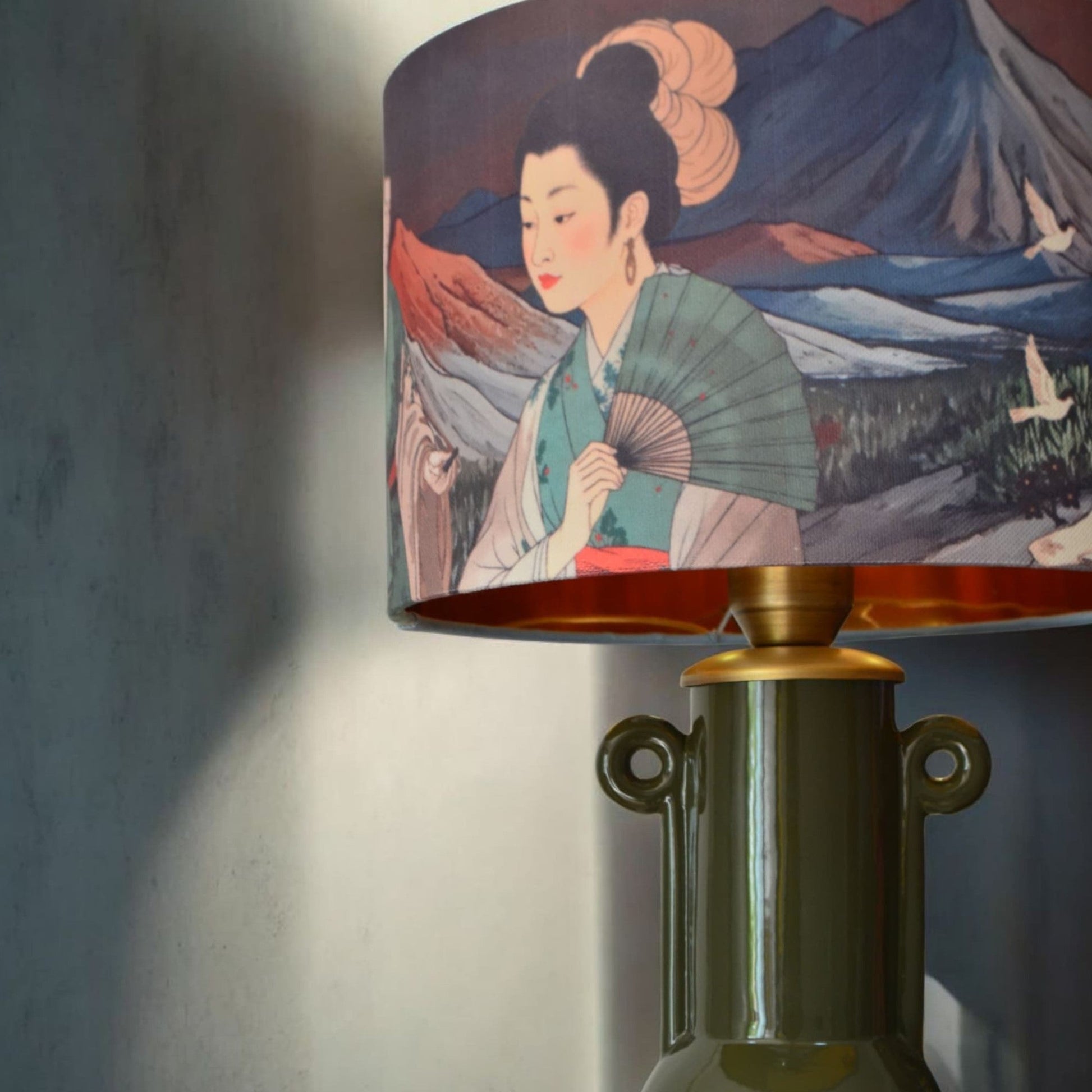 Wangmu El Yapımı Seramik Abajur