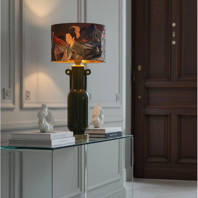 Wangmu El Yapımı Seramik Abajur