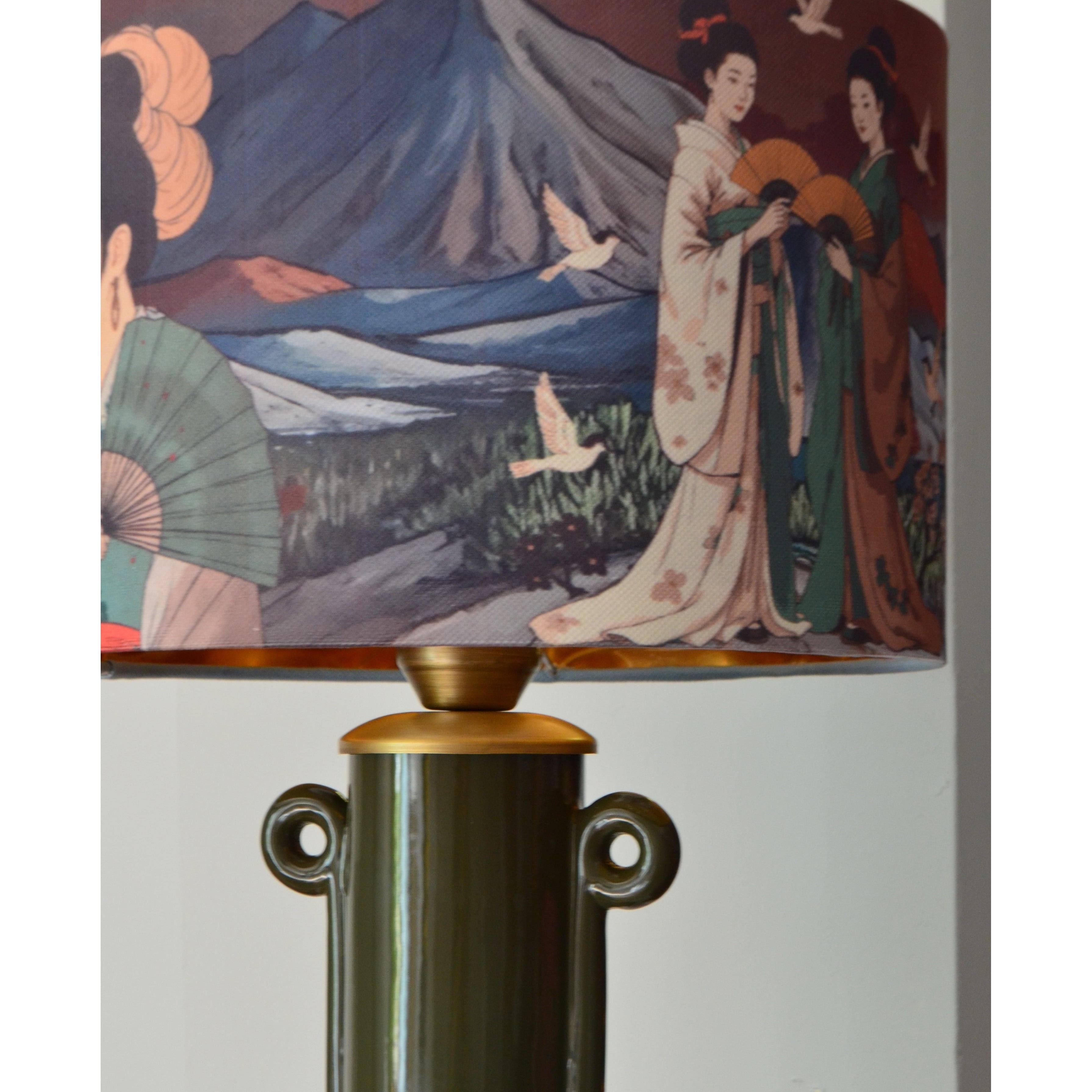 Wangmu El Yapımı Seramik Abajur