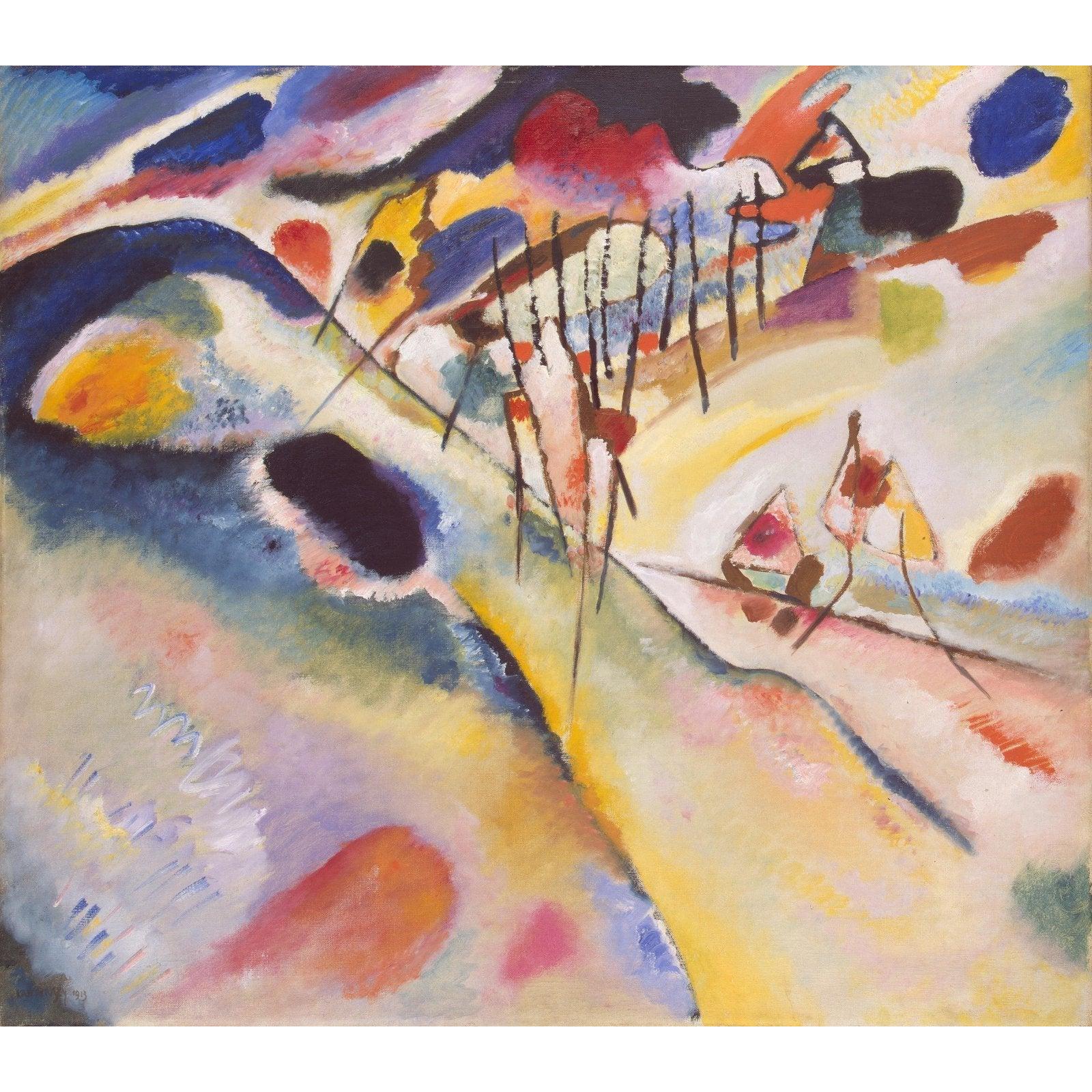 Wassily Kandinsky - Murnau Yakınlarında Dunaberg Fine Art Baskı
