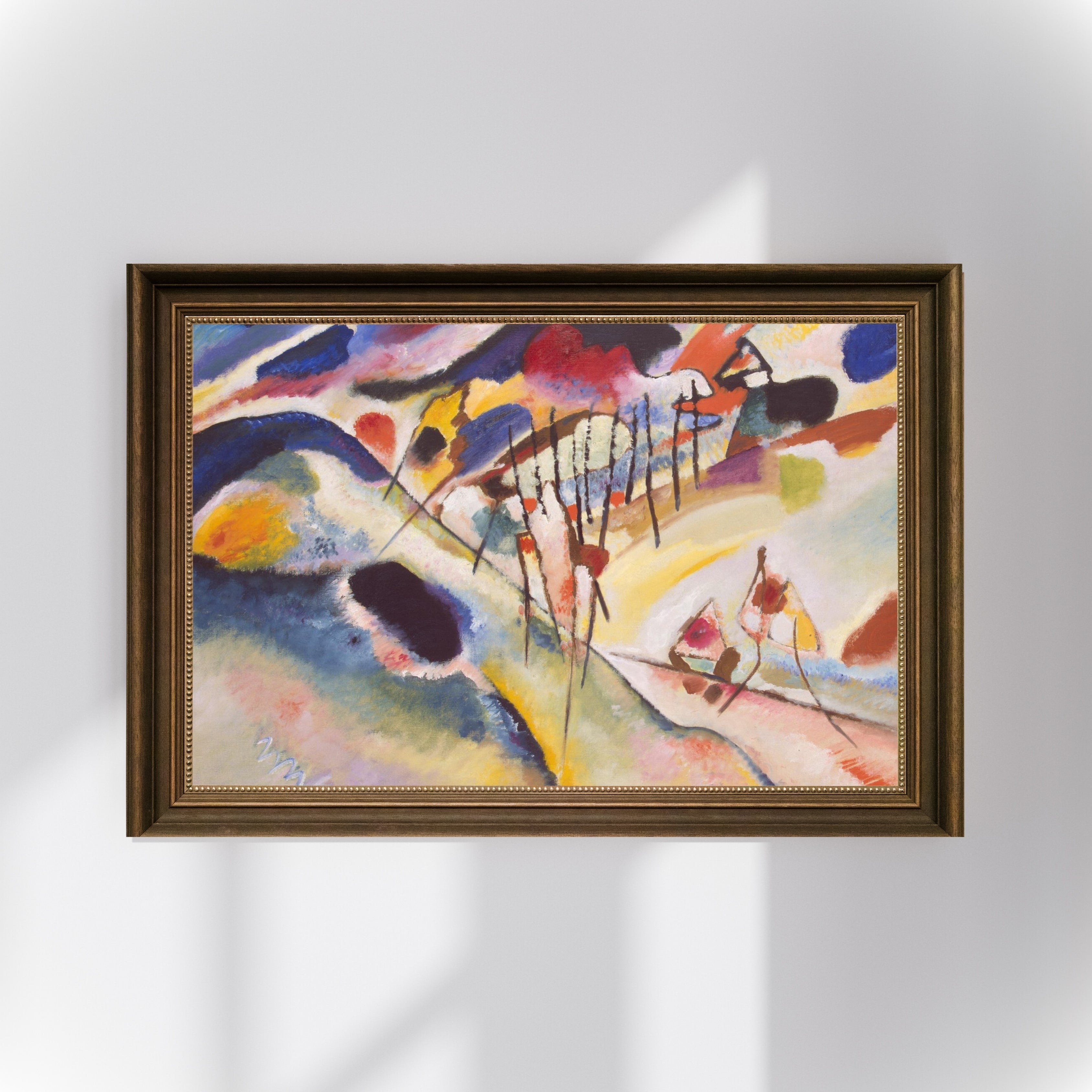 Wassily Kandinsky - Murnau Yakınlarında Dunaberg Fine Art Baskı